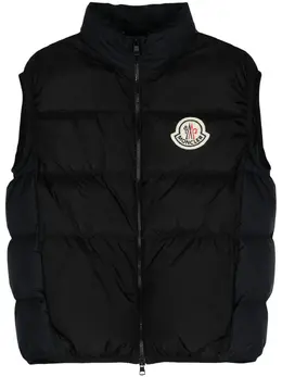 Moncler: Чёрный жилет 