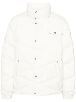 Moncler: Белая куртка 