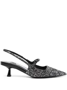 Jimmy Choo: Серебристые туфли 