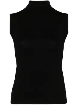 Sportmax: Чёрный жилет 