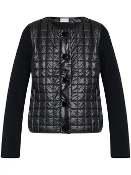 Moncler: Чёрная куртка 