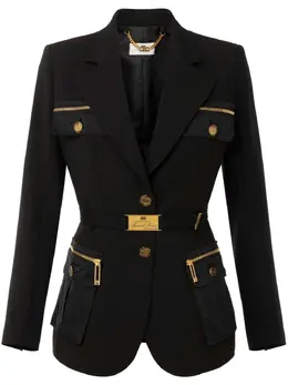 Elisabetta Franchi: Чёрный жакет 