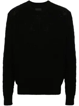 Givenchy: Жаккардовый свитер  4G