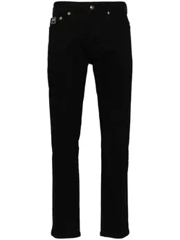 Versace Jeans Couture: Чёрные джинсы 