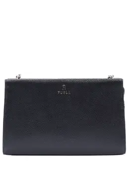 FURLA: Чёрная сумка 
