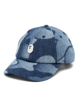 A BATHING APE®: Голубая кепка 