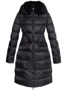 Moncler: Чёрное пальто 