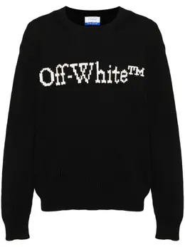 Off-White: Трикотажный свитер 