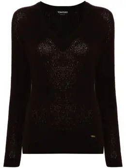 TOM FORD: Свитер с v-образным вырезом 