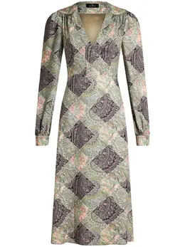 ETRO: Платье в клетку 