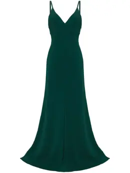 Jenny Packham: Платье с v-образным вырезом 