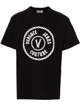 Versace Jeans Couture: Хлопковая футболка 