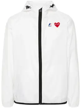 Comme Des Garçons Play: Белая куртка  Heart