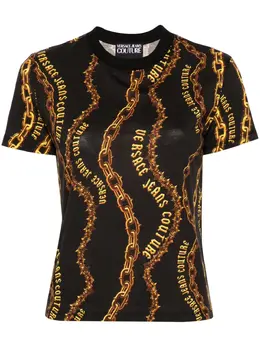 Versace Jeans Couture: Хлопковая футболка 