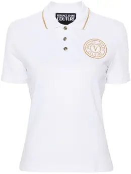 Versace Jeans Couture: Белое поло 