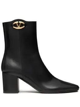 Valentino Garavani: Чёрные ботинки 