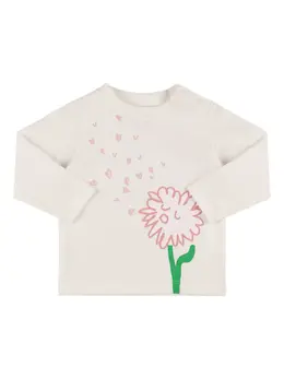 STELLA MCCARTNEY KIDS: Хлопковая футболка 