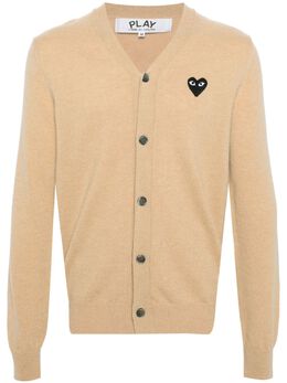 Comme Des Garçons Play: Кардиган  Heart из шерсти