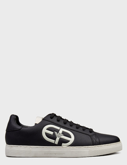 EMPORIO ARMANI: Чорні кеди 