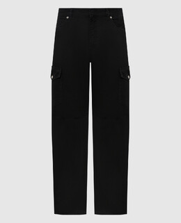 Balmain: Чорні джинси 