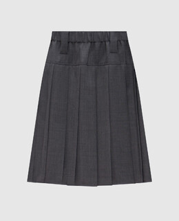 Brunello Cucinelli: Серая юбка 