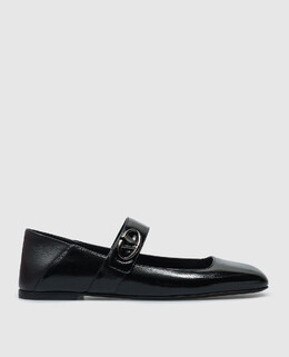 Valentino: Чорні балетки  VLogo Signature