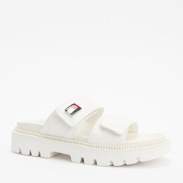 Tommy Jeans: Белые шлёпанцы 