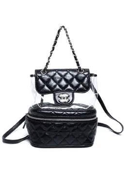 CHANEL Pre-Owned: Чёрный рюкзак 