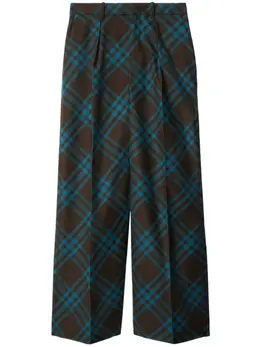 Burberry: Брюки из шерсти 