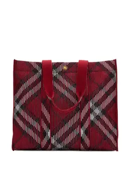 Burberry: Сумка-шоппер в клетку 
