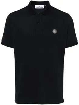 Stone Island: Синее поло  Compass