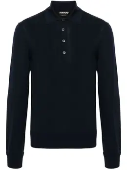 TOM FORD: Поло с длинным рукавом 