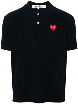Comme Des Garçons Play: Хлопковое поло  Heart