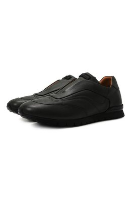 Kiton: Кроссовки цвета хаки 