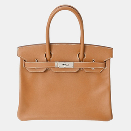 Hermes: Коричневая сумка  Birkin 30