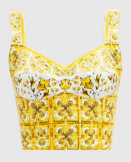 Dolce&Gabbana: Белый топ 