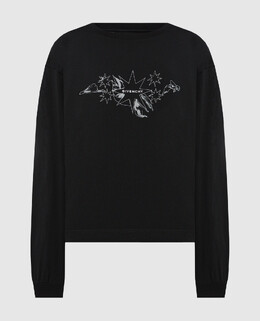 Givenchy: Чёрный свитшот 