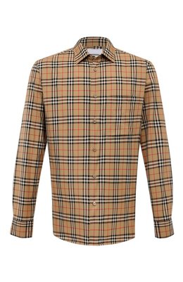 Burberry: Хлопковая рубашка 