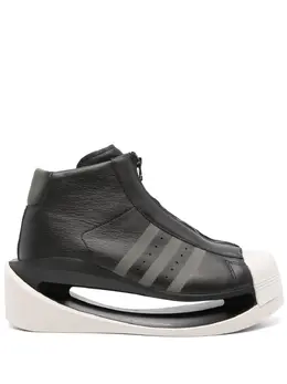 Y-3: Чёрные кроссовки 