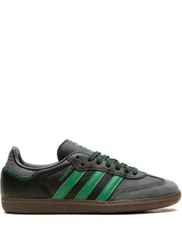 adidas: Чёрные кроссовки  Samba
