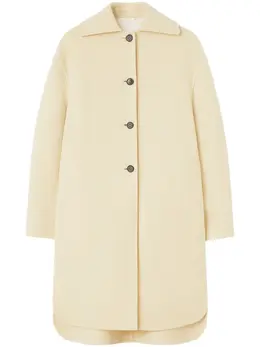 Jil Sander: Однобортное пальто 