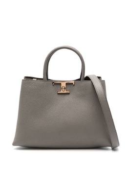 Tod's: Сумка-шоппер  T Timeless цвета хаки