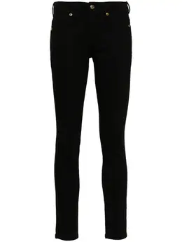 Versace Jeans Couture: Чёрные джинсы 