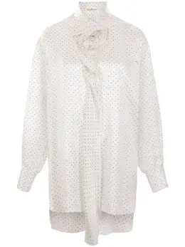Ermanno Scervino: Блуза в горошек 