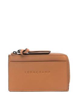 Longchamp: Коричневый картхолдер 
