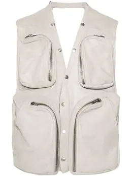 Rick Owens: Кожаный жилет 