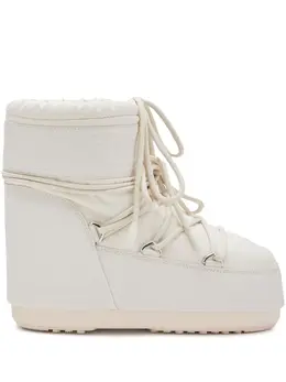 Moon Boot: Белые ботинки 