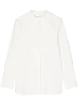 Maison Kitsuné: Рубашка без воротника 