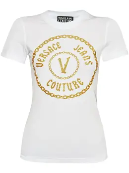 Versace Jeans Couture: Футболка с принтом 