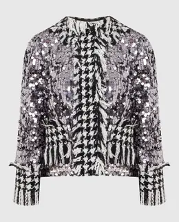 Dolce&Gabbana: Фиолетовый жакет 